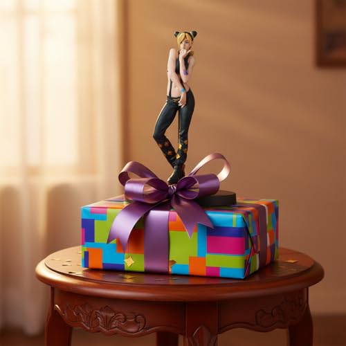 Image of Offo JoJo's Bizarre Adventure Jolyne Cujoh Action Figure | Lightweight Durable PVC Anime Collectible for Home, Office Desk & Study Table | Modern Showpiece for Fans & Action Figure Collectors