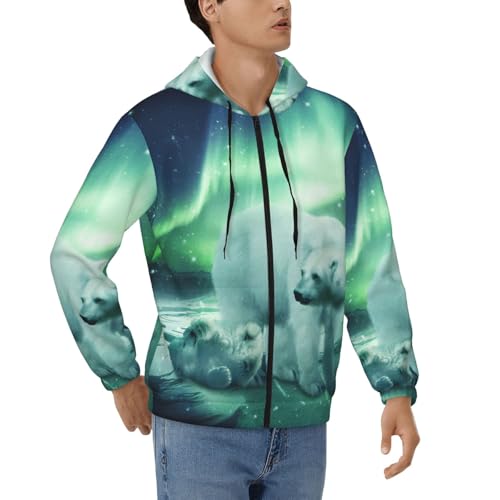 Sweat ours polaire homme vêtement chaud pour soirées fraîches et détente