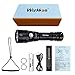 Diving Flashlight, Waterproof Diving Light Max 2000 Lumen Rechargeable Dive Flashlight Cree XHP35 HD LED,4 Modes Scuba LED Flashlight 150M Underwater Torch Included 1x 18650 Battery and ChargerG