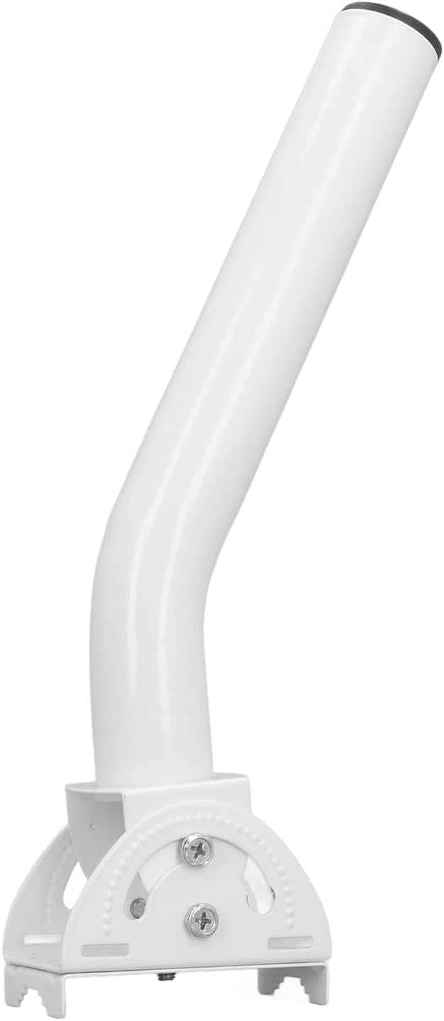 Adjustable Stainless Steel J Pole Mount Bracket for V2 Satellite Dish TV Antennas Starlink Rectangular Dish CPE Devices Weather Stations