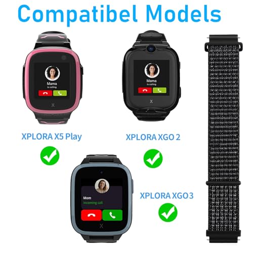 Snyeest Nylon Wristbands Compatible with Xplora X5/XGO 2/XGO 3 Wristband - Image 2