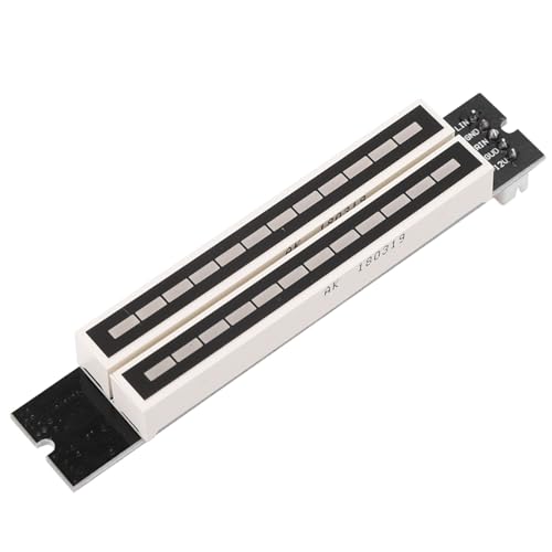 Stereo Indicator, Dual 12 Stereo Level Adjustable Level Indicator Low Interference Multifunctional for DIY Kits