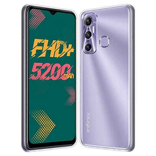 Image of COVERBLACK Transparent Rubber Back Cover for Infinix X662 64+4 /Hot 11 - Transparent