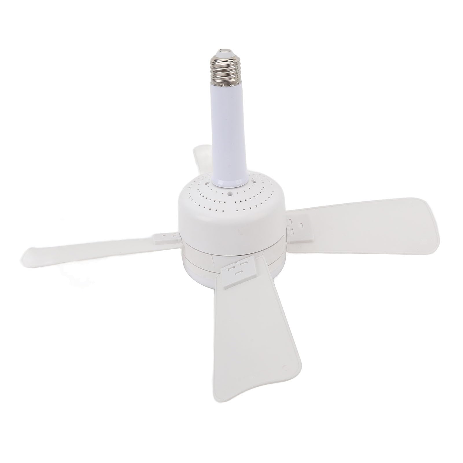 GOWENIC Ventilador de Techo Mini Portátil con Luz LED Regulable Regalo