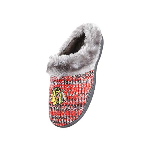 Image of FOCO Womens NHL Team Logo Peak Slide Slippers