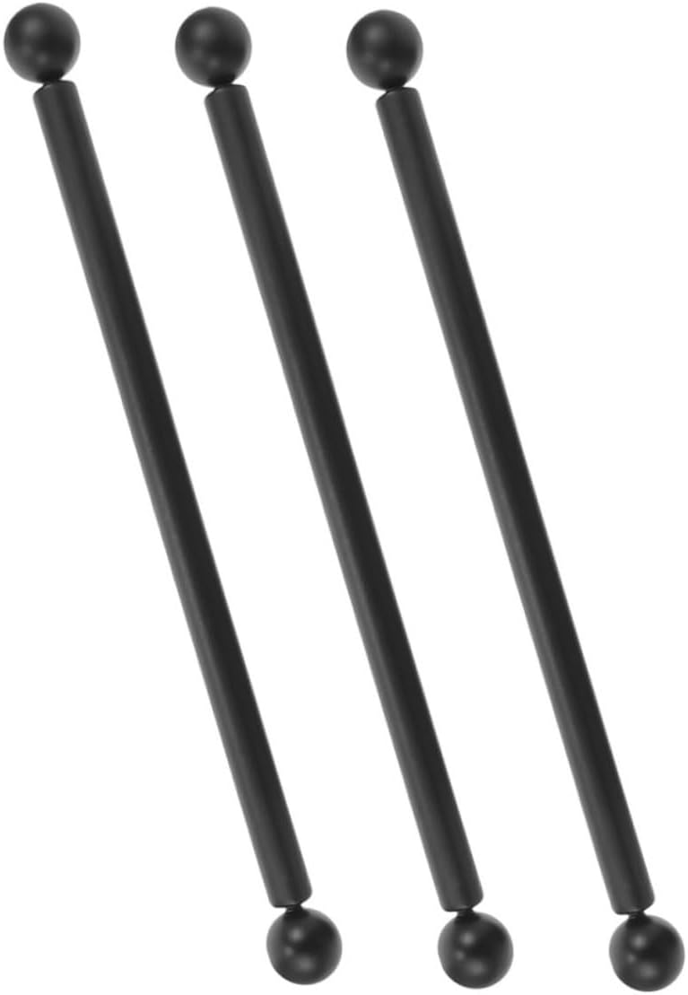 3pcs Outdoor Light Pole Cross Arm Ladder Rest Aluminum Alloy Lamp Post Accessory Flag Holder