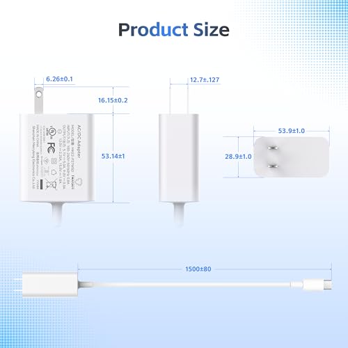 iRasptek 27W 5.1V/5A USB-C Power Supply with PD for Raspberry Pi 5（UL Listed） by iRasptek - Image 2
