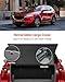VEVOR Cargo Cover for Mazda CX-5 2017-2024 2025 5-Seater Accessories, Carbon Fiber Texture Retractable Trunk Cover, Anti-Peeping Luggage Privacy Shield, Easy Installation Security Shade Car