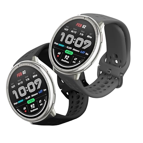 kwmobile Straps Compatible with 20mm Amazfit Active 2 /Active Edge/Bip 3/GTS 3 4 Straps - 2x Replacement Silicone Watch Bands - Black/Dark Grey - image 8