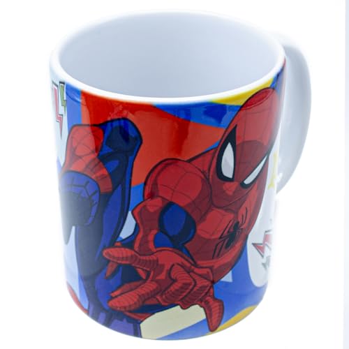 ms móvil shop Taza Cerámica SPIDERMAN Woo-Hoo Desayuno Capacidad 350ML MARVEL - Comics - Producto Oficial | CAJA REGALO ms móvil shop Taza Cerámica SPIDERMAN Woo-Hoo Desayuno Capacidad 350ML MARVEL - Comics - Producto Oficial | CAJA REGALO