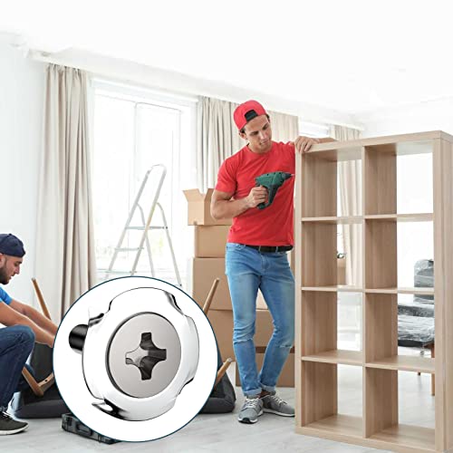 Einschlagmuttern,M5 Einschlagmuttern mit 4 Einschlagspitze,304 Edelstahl Vier-Prong Nüsse 24 stück Verdicken Einschlagmutter metric Gewindemutter Holzmuttern,Wahlweise M5 M6 M8 M10