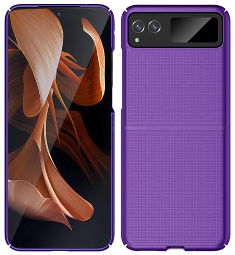 Nakedcellphone Grid Series for Motorola RAZR (2023) Flip Phone Case, Purple - image 4