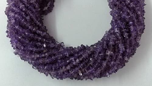 Amethyst uncut chips LKBEADS pour création de bijoux de 3-4mm
