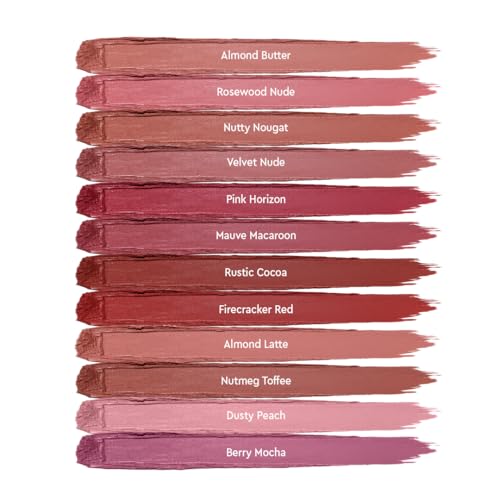 Image of Kiro Slickstick Luxe Matte Lipstick - Velvet Nude, 2.4g | High-Pigment Velvet Matte Finish | Hydrating & Long-Lasting | Infused with Peptides & Hyaluronic Spheres | 12 Nude, Pink, Brown & Red Shades