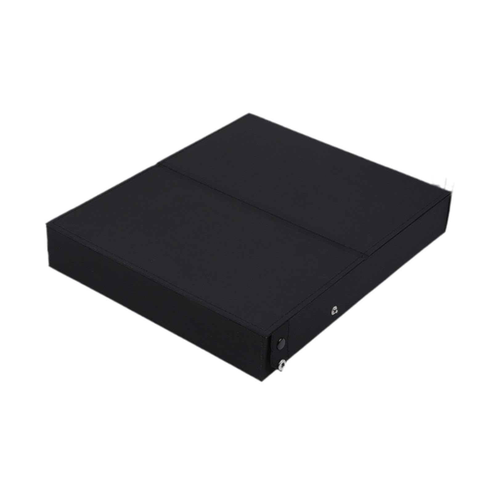 Boîte de Présentation pour Lunettes, Support à Lunettes, Plateau à Lunettes En Tissu et Polypropylène pour Un Rangement Empilable Au Bureau et En, Couvercle noir