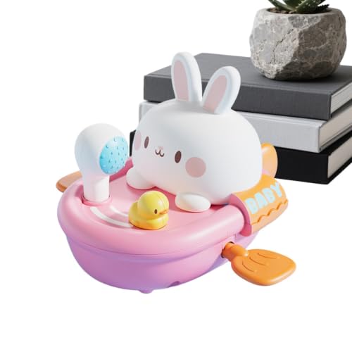 Bateau de train flottant pour apaiser les enfants réticents au bain