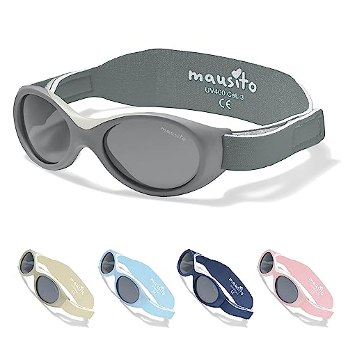 Image of Mausito BABY Sunglasses 0-24 months I FLEXIBLE infant sunglasses strap BPA-free I 100% UV PROTECTION I European design