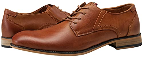 Image of Jousen Men's Dress Shoes Leather Oxford Formal Derby Shoes