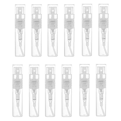 yuchurey スプレーボトル アルコール対応 2ML/3ML 化粧品小分け容器 漏れ防止 小分けボトル 化粧ボトル 詰め替えボトル 出張/旅行 携帯便利 スプレーボトル再利用 空ボトル (10本) (2ML)