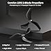 BETAFPV 12pcs Gemfan 2218 3-Blade Propellers Ultra-Lightweight FPV Drone Propeller with 1.5mm Shaft Hole Compatible for 1104 7200KV Brushless Motor Pavo20 Pro Frame - Black