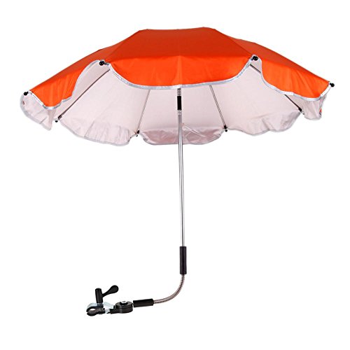 Ombrellino Parasole per Passeggino Universale Anti...
