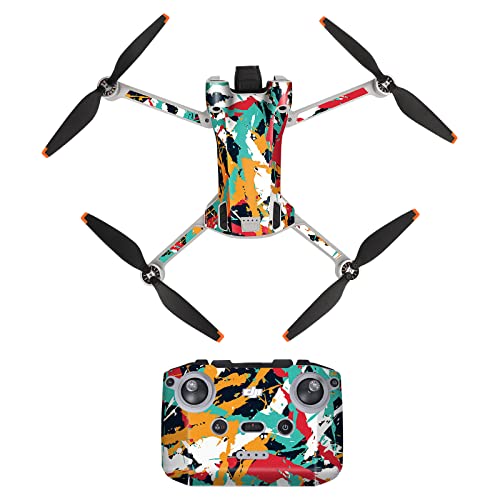 Adesivo Protettivo Skin Per DJI Goggles 3 - PVC Ultrasottile - Stile Mimetico Multicolore