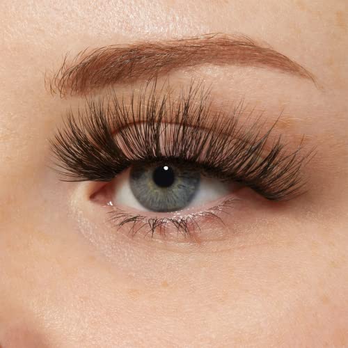 Image of KISS My Lash But Bolder 3D Volume False Eyelashes - Slim Thicc, Black, Comfortable, Voluminous, Natural-Looking, Faux Mink, Vegan, Fuller, 3D Lashes, Superfine, Knotless, Fluffy & Soft | 1 Pair