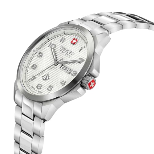 Image of Swiss Military Hanowa SMWGH2100302 Maitre PLONGEUR - Swiss Made Round White Watch for Men