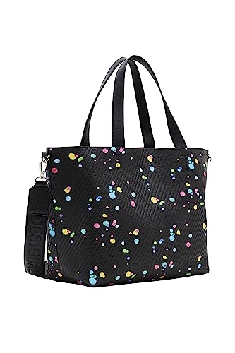 Sac Desigual BOLS_SPLATTER23 PRAVIA RE aux détails uniques noir