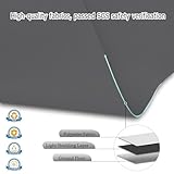 Thermal Blackout Roller Window 40 x 190 cm Blinds Curtains, Suction Cup Roller Blind Thermal Insulated,UV Protec, Made to Measure for Indoor/outdoor/garden, Dark Grey - Image 2