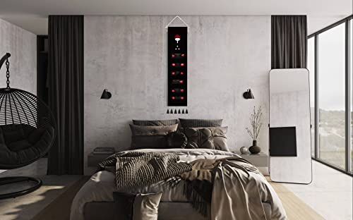 Weebnation Poster - Uchiha Hanging Canvas Wall Art Banner From Manga Series | Quality Wall Hanging Tapestry Decoration For Anime Fans | 40 X 135 Cm #TOP1