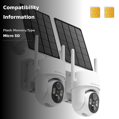 Dual-Pack 4G LTE Wireless Solar Cameras