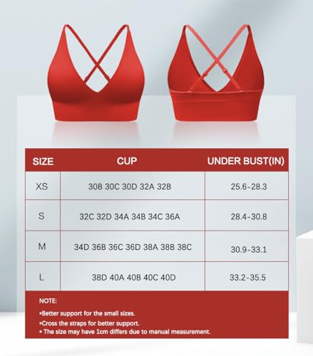 Image of Deep V-Neck Adjustable Women's Sports Bra