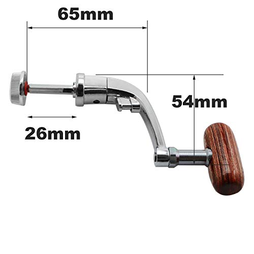 Heyous FSRHRP-65X54-1 Stainless Steel Fishing Spinning Reel Handle Replacement Part Fishing Accessories thumb #2