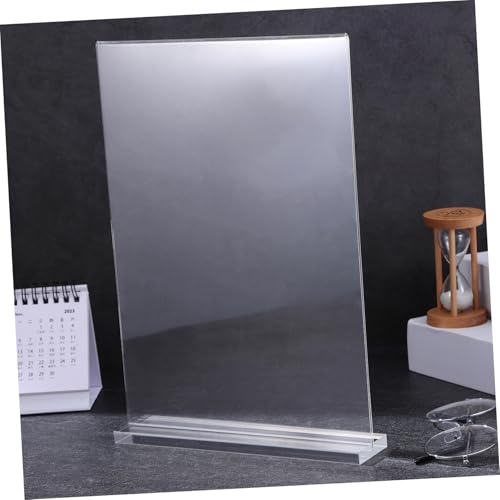 Présentoir Acrylique Transparent pour menus de restaurants et buffets d'hôtels - 6