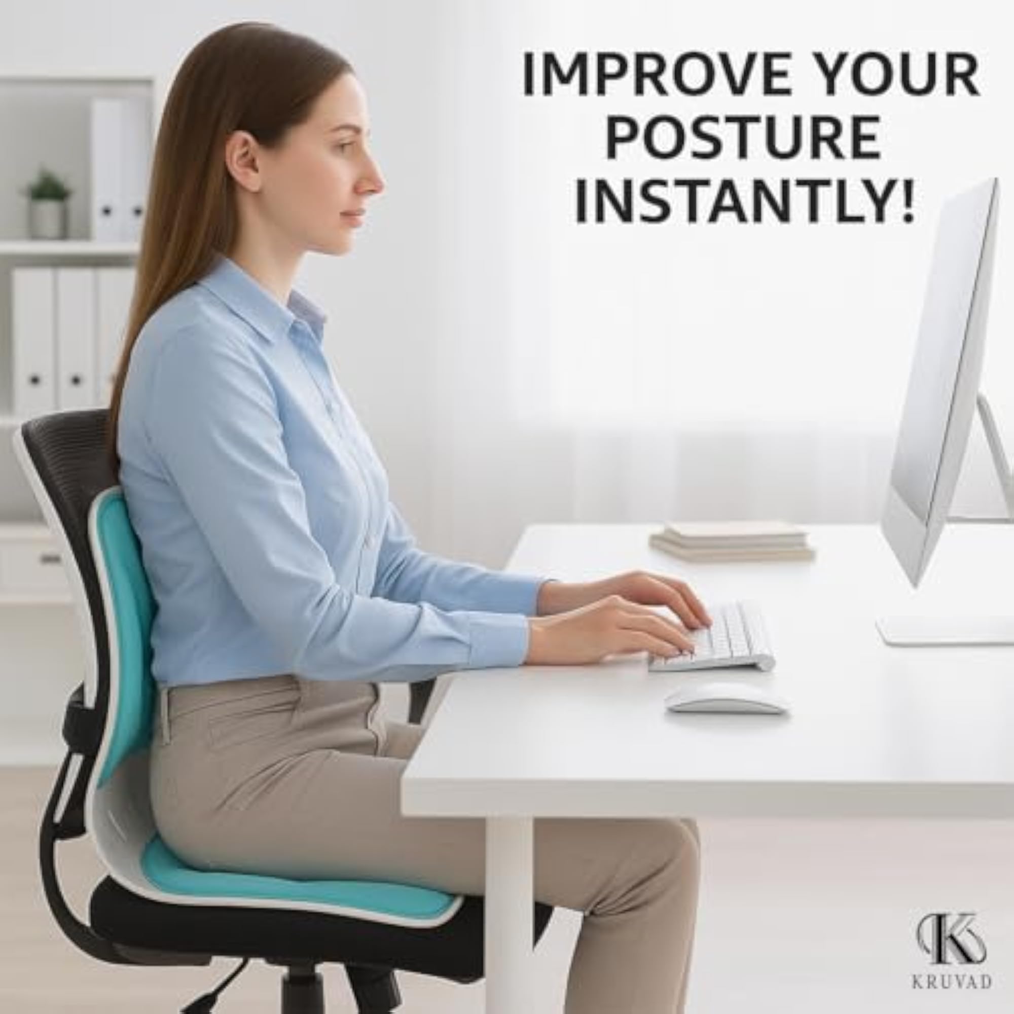 Lower Back Support Chair Posture Corrector