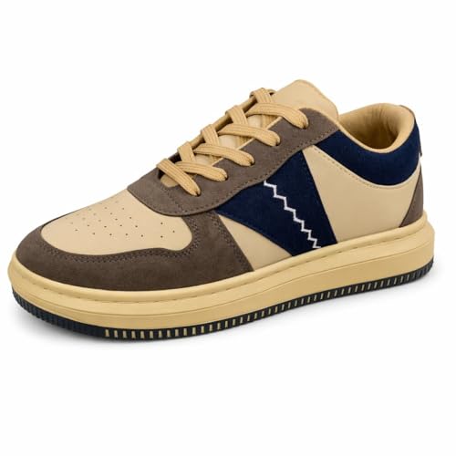 Image of Centrino Minimal Sneakers for Man | Shoes for Men Casual Stylish | Lightweight Lace-Up Canvas Walking Shoes | Cushioned Insole | Breathable Comfortable Anti-Skid | Mens Sneaker Shoes for Everyday Wear (9586)