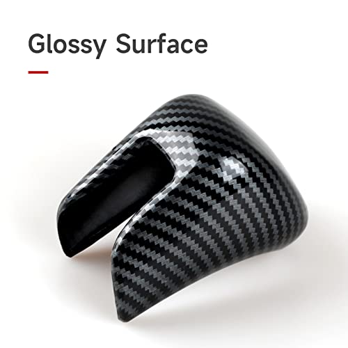 Image of Gear Shift Knob Decals for 2022-2026 Honda Civic /for 2023 2024 Honda CRV HRV /for 2023-2025 Acura Integra Accessories ABS Carbon Fiber Stickers