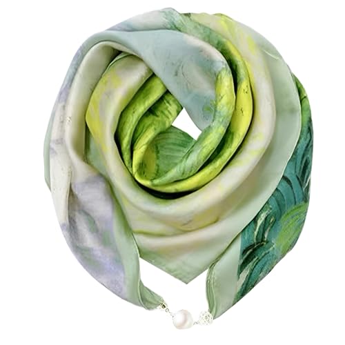 Listado de Pañuelos para la cabeza más recomendados. 50 Lumbor37 Bufandas para Bolsas, Bufanda Cuadrada de Seda para la Cabeza para el pelo para Mujer, Bufandas, Cuello, Bufandas a la Moda Collar, Pañuelo para la Cabeza 3 en 1