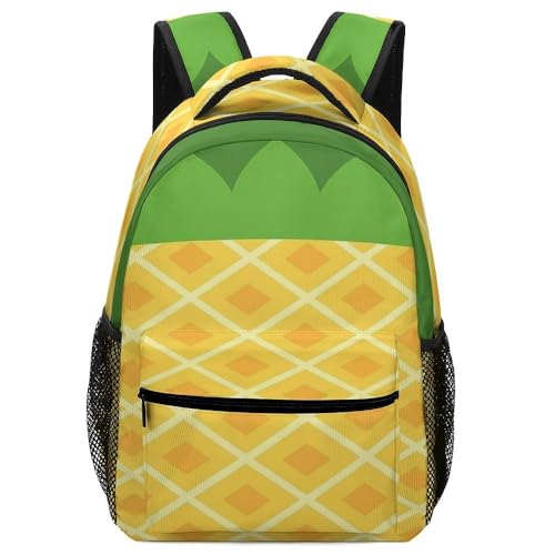 Funny Pineapple Backpack for Kids, Cartoon Fruit School Bag Casual Daypack Laptop Backpack for Boy/Girls