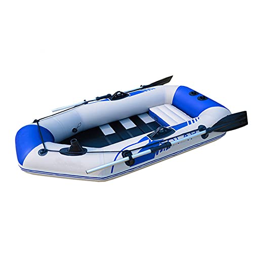Kayak Inflable Grande Singal para 1 Persona, Kayak de Pesca con Remo, Bote pequeño, Kayak Plegable de PVC, Inflable para Jugar