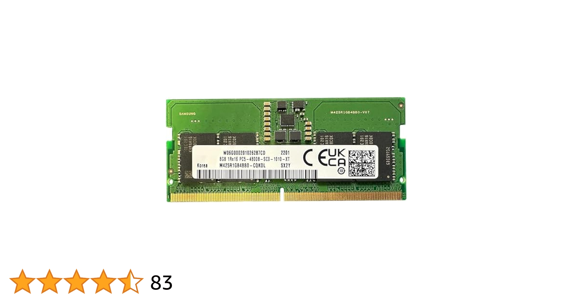 weedサムスンSODIMM DDR5 PC5-38400 16GB2枚セ Sam Original 16GB (2x8GB) DDR5 4800MHz PC5-38400 SODIMM