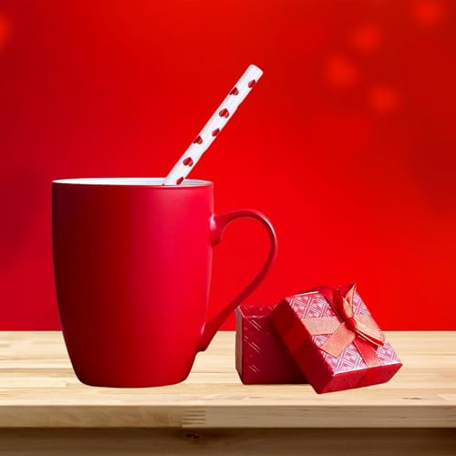 200 pitillos de papel con corazones rojo, plata y oro miniatura 7