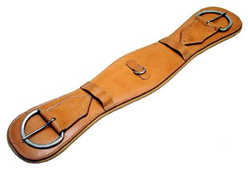 Selle Sangle de selle Western en cuir pour gamme, sangle de selle Western Beige, 80 cm Cover