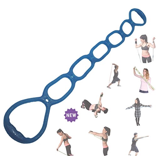 FOMI 7 Ring Stretch and Resistance Exercise Band | Back, Foot, Leg,