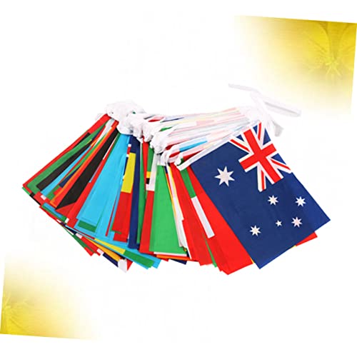 Drapeaux nationaux à cordes 100 pays pour décoration extérieure - 3
