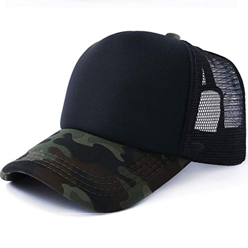 Casquette baseball camouflage ajustable pour éviter les coups de soleil en été