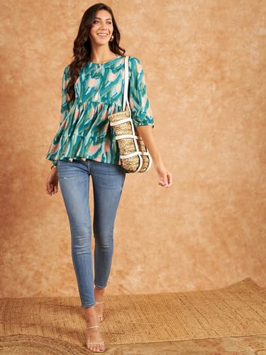 Image of Modeve Women Cotton Top for Summer