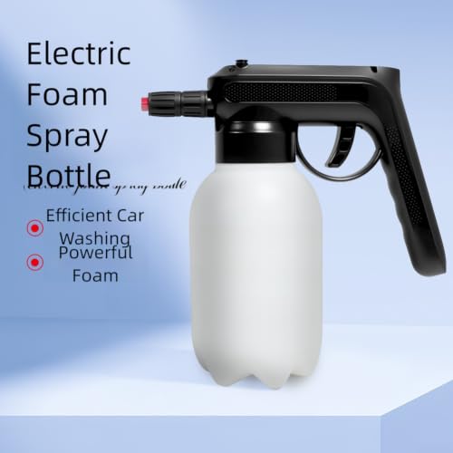 Pulverizador eléctrico de espuma 1,5L a batería en PE para lavado de coches y hogar 7