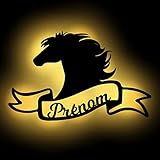 MADE IN GERMANY : Concevez dès aujourd'hui votre veilleuse murale personnalisée. Couleurs du bois sélectionnables- Bois non traité: Blanc - Noir - Gris - Marron - Violet - Rose magenta - Orange - Rouge - Jaune - Bleu - Vert - Bleu clair - Or - Rose